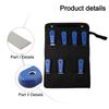 For DIY Projects 11.42*8.66*0.79 In Drywall Tools 7pcs Scraper Set For Drywall Ergonomic Scraper Carbon Steel Construction