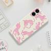 For Samsung Galaxy A07 4G Case Leopards Pattern Printing Straight Edge TPU Phone Back Cover