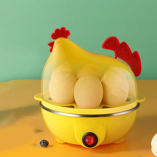 Electric Egg Boiler Chicken Shaped Egg Steamer Large Capacity Automatic Plug-in Household Egg Steamer Cooker
