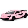 McLaren 600LT Supercar 5 Inch Metal Car Simulation Diecast & Toy Vehicles RMZ City 1:36 Alloy Model Pull Back Action
