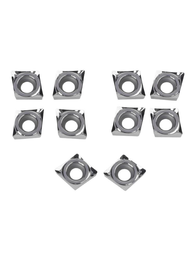 CCGT060204AK N01 Turning Inserts 10PCS for Efficient Machining of For Aluminum and Steel Parts Excellent Cutting Performance