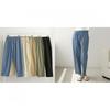 Shop   Daily Women S Summer Banding Plain Cotton Wide pantS Ami Wpt 3370 Blue