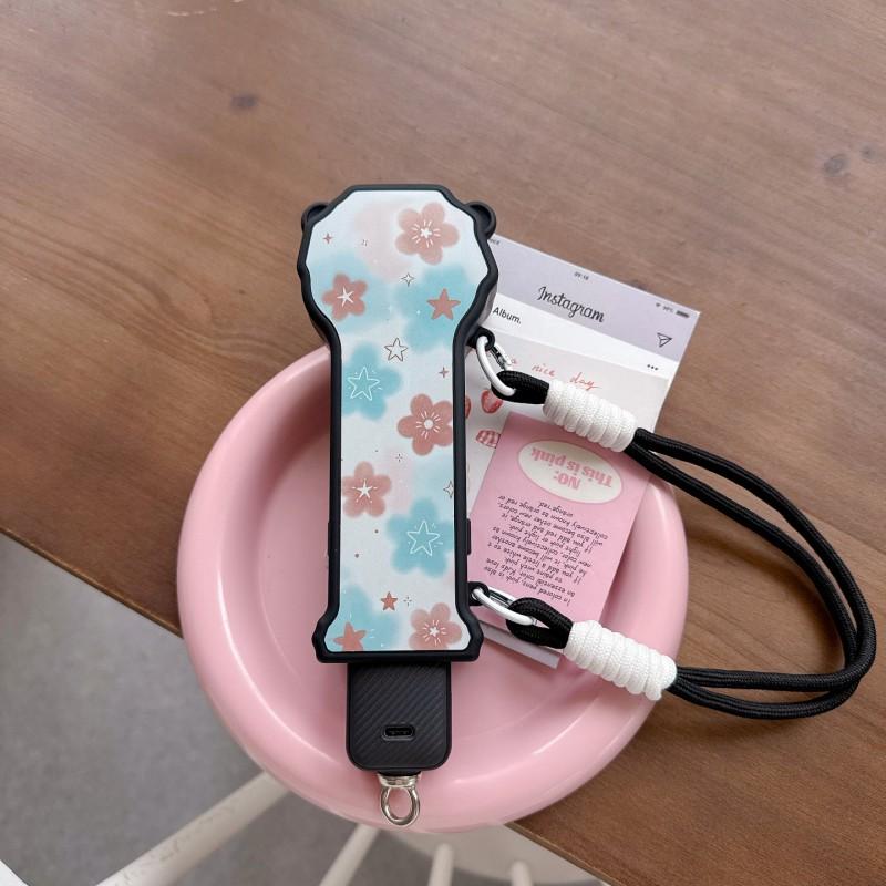 DJI Pocket 3 4 Compatible Camera Protective Case With Strap Bear Flower Shell Accessory Vloggers