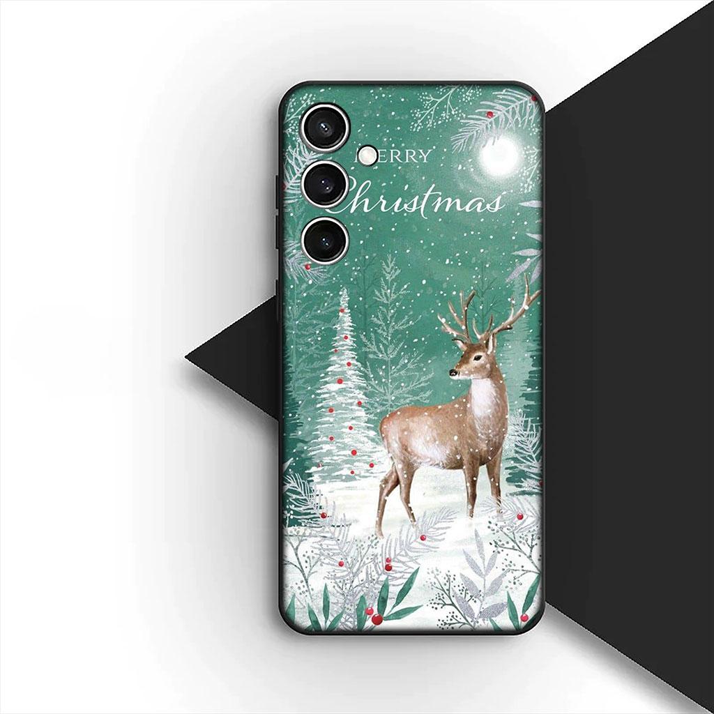Phone Cover for Xiaomi Redmi Note 14 13 Pro Plus ProPlus 14C 13c Pro+ 5G Soft Case Merry Christmas Tree Deer Santa Claus
