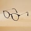 Stylish Millennial ultra-light material metal round frame blue blocking glasses for both men and women