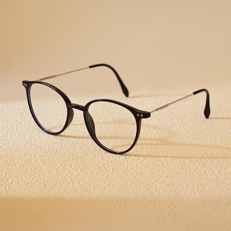 Stylish Millennial ultra-light material metal round frame blue blocking glasses for both men and women