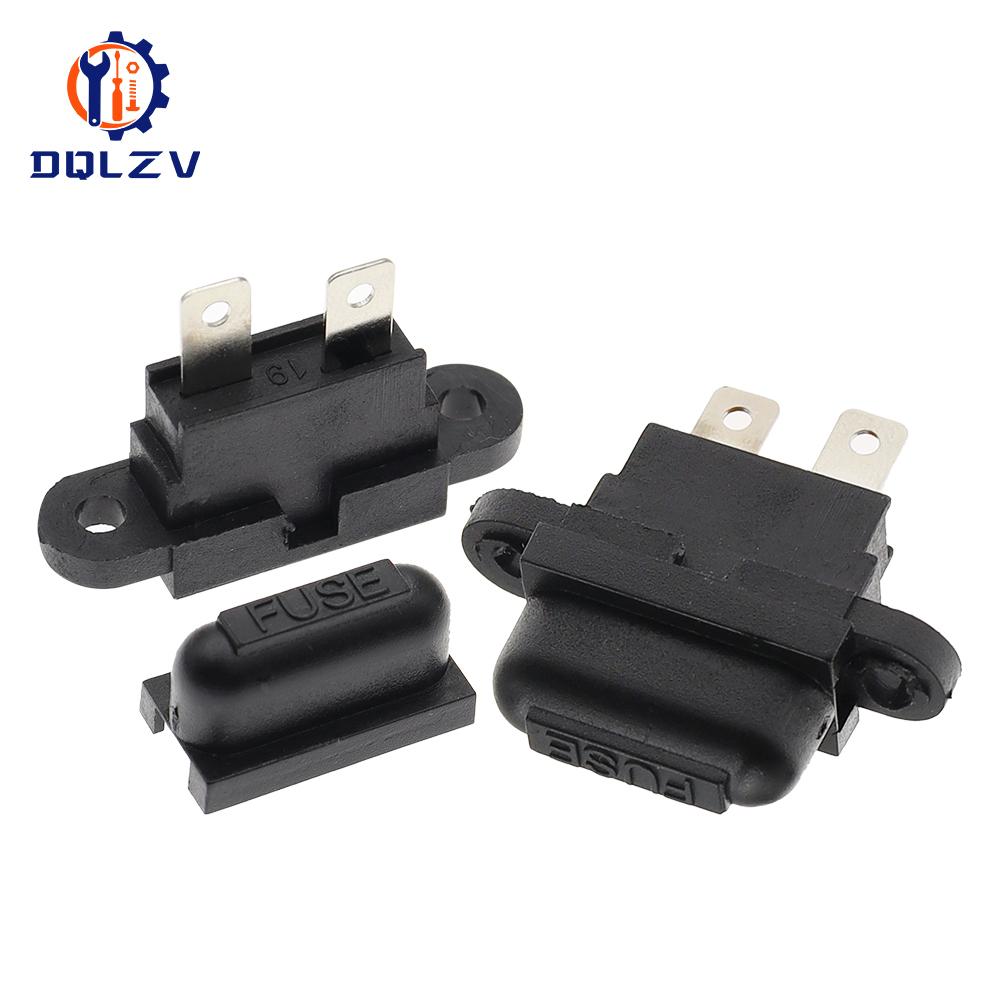 Waterproof Auto Standard Middle Fuse Holder + Car Boat Truck ATC ATO Blade Fuse 5A 7.5A 10A 15A 20A 25A 30A 35A 40A Fuse Holders1
