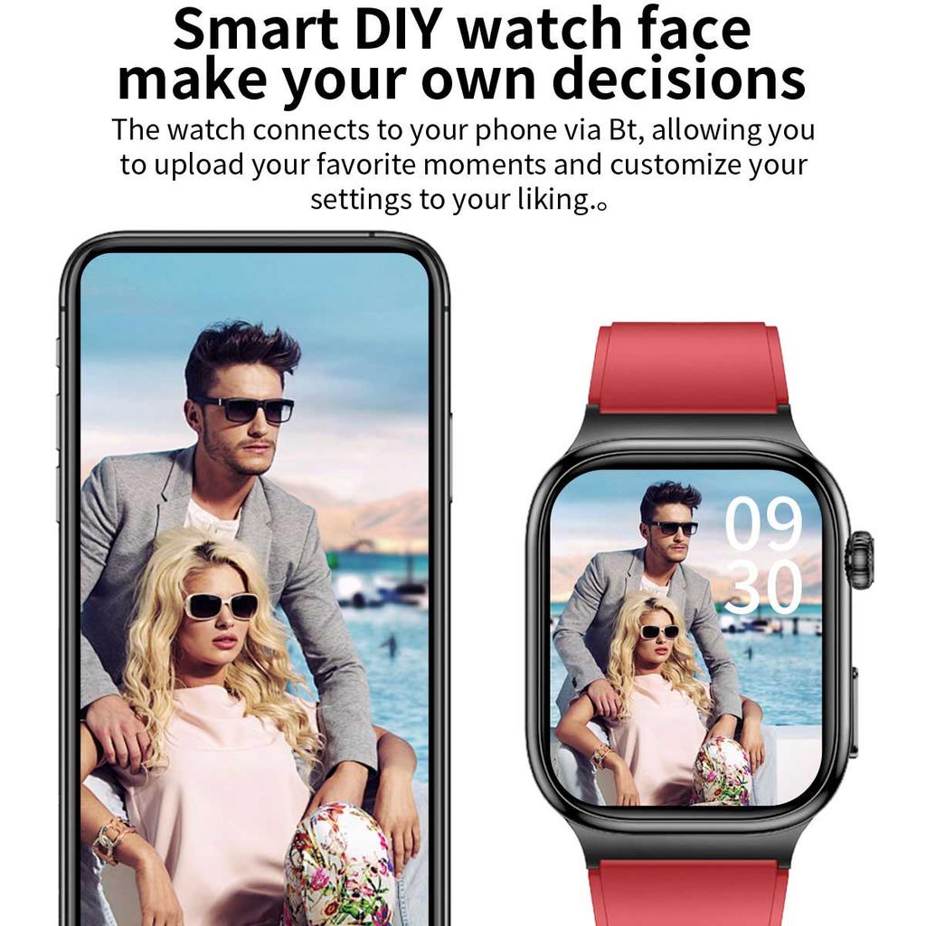 2025 Nursing Health Smart Watch Men ECG Heart Rate Blood Pressure Body Analysis Heart Rate Call Smartwatch