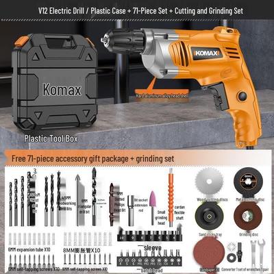 KOMAX Electric Drill & Screwdriver Tool Set CN Plug (adapter Included)
