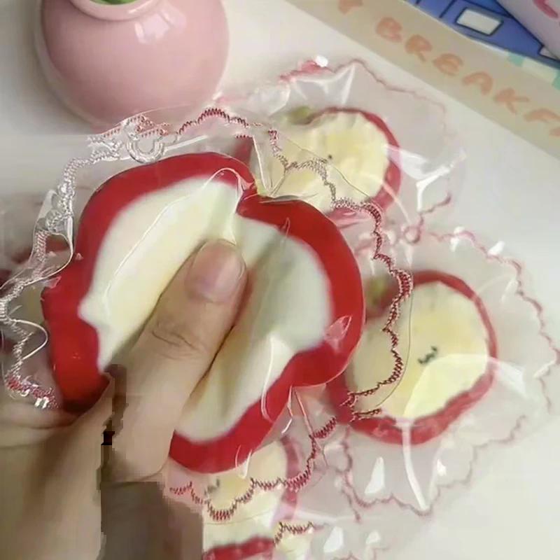 Strawberry Stress Relief Squeeze Toy Soft Fidget for Anxiety Relief Sensory Fidget Toy ADHD Kids Gift Slow Rising Decompression