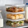 Contenedores Herméticos para Frutas, Conservadores de Alimentos Airtight para Nevera con Tapas, Cocina Reunión Familiar Picnic Fiesta Escolar Camping