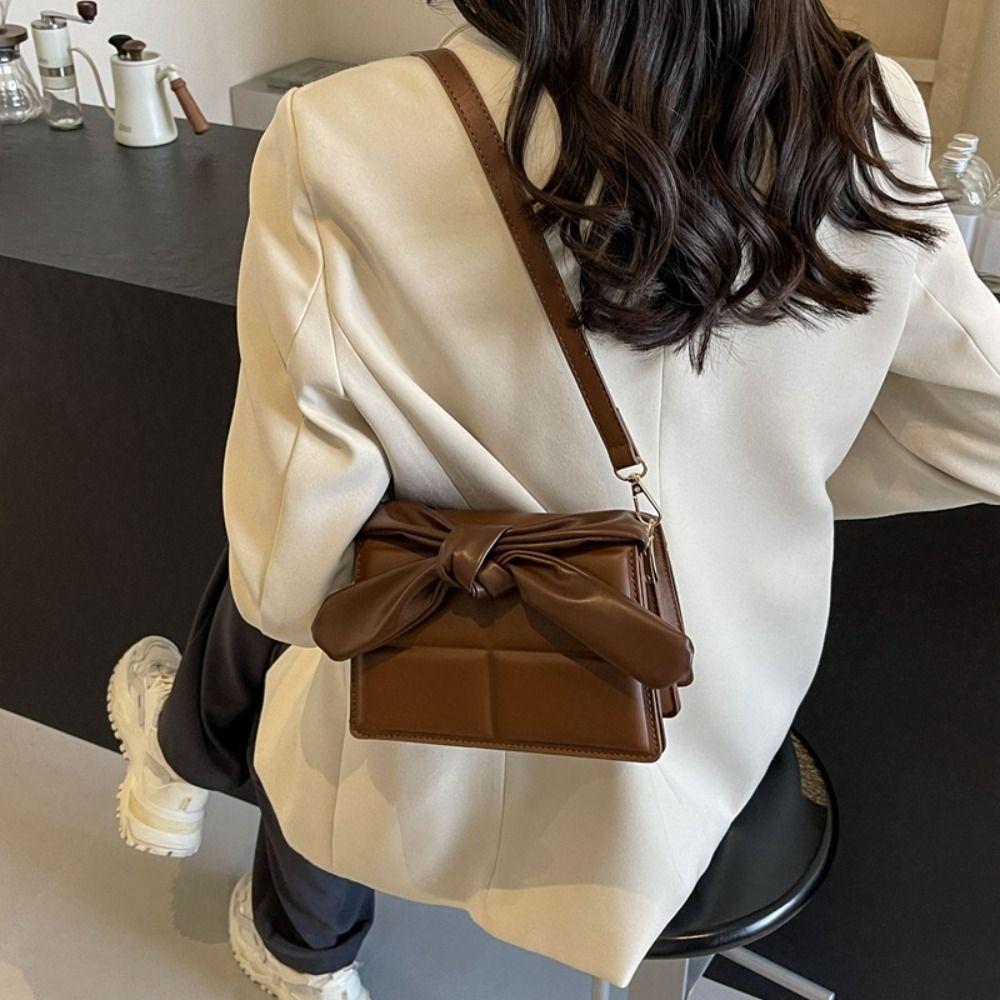 Shoulder Bag Simple Crossbody Bag Purse PU Handbag Ins Chocolate Shape Square Bag  Streetwear