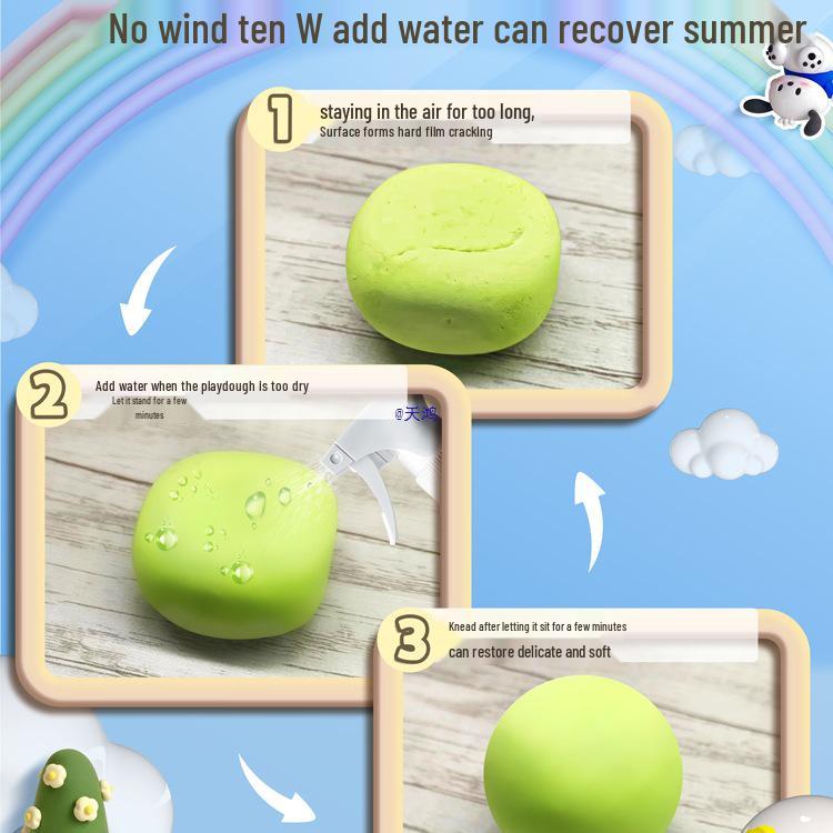 36-Color Clay Set for Kids - Multicolored Plasticine for Kindergarten and Primary School Projects