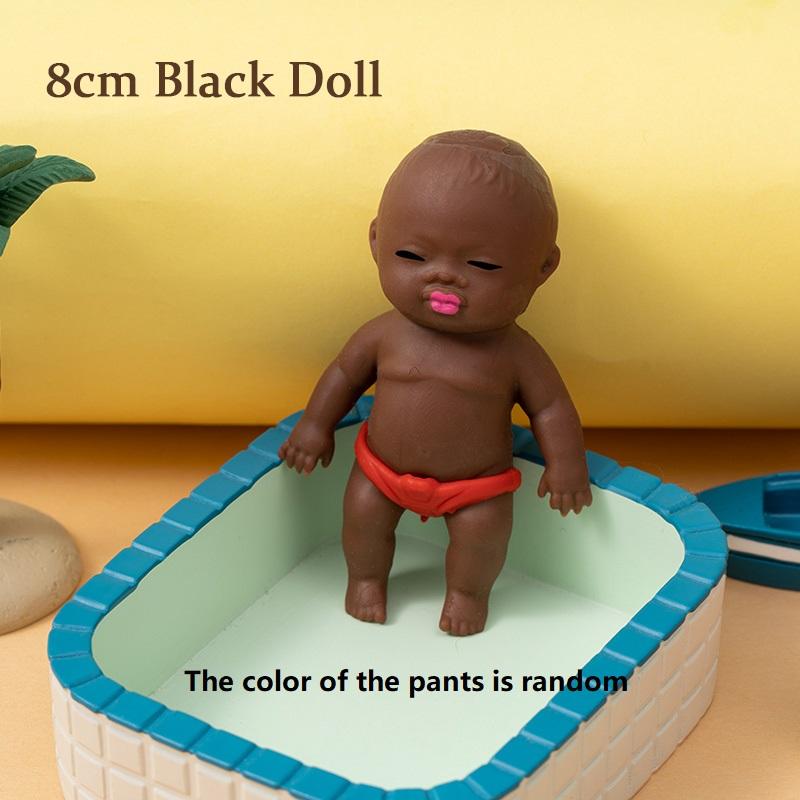 

Decompression Black Doll Pinch Fun African Palm Small Doll Strange Interesting Funny Ugly Doll Ventilatory Toy Children s Toys