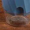 Lazy Hydroponic Flower Pot Automatic Water-Absorbing Flowerpot Transparent Double Layer Plastic Self Watering Planter Office