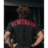 Gymshark Camiseta Power negra acondicionadora roja A2c9e Bc1d