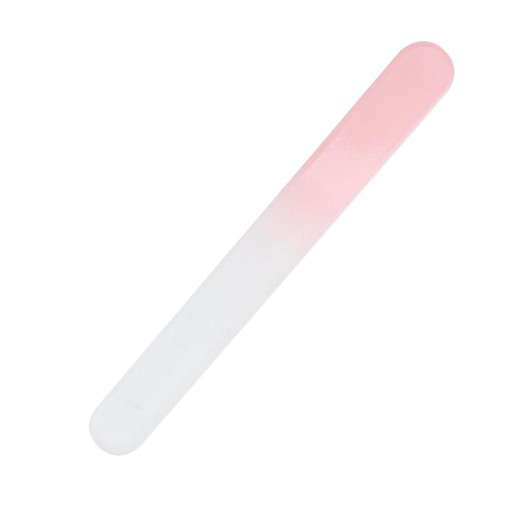 9cm Double-Sided Nano Glass Nail File – Fine Grit Mini Manicure Polisher