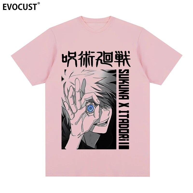 Jujutsu Kaisen Vintage Satoru Gojo koszulka bawełniana koszulka unisex nowa koszulka damska topy