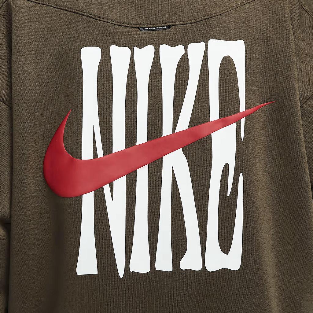 Nike Sportswear Men's Fleece Crew Neck Sweatshirt 'Medium Olive' IQ3819-212