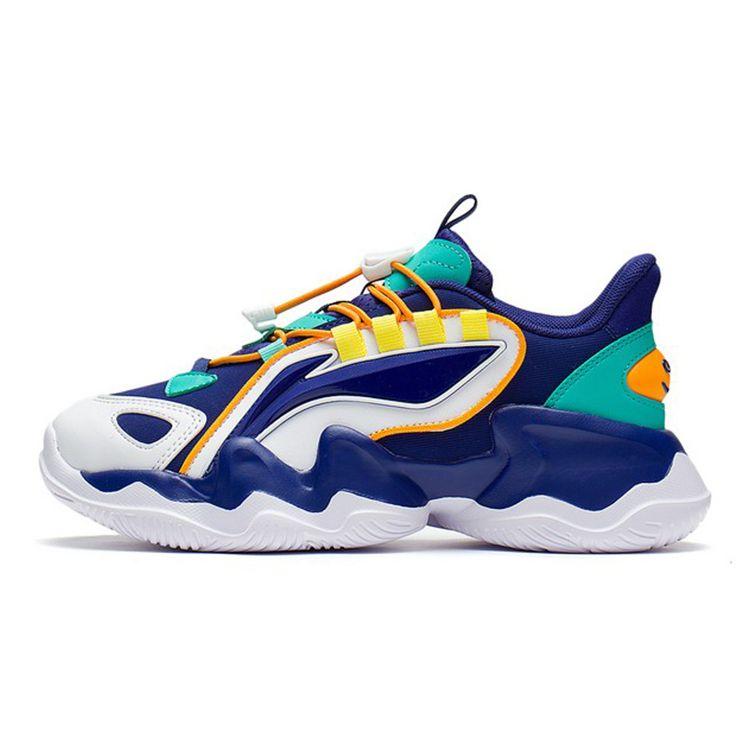 LiNing Kids Trendy Casual Sports Shoes Kids Sneakers Blue White YKCQ198-7