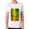 Fliegender Fried Chicken Eimer Unisex Baumwoll-T-Shirt, Hochwertiger Print aus reiner Baumwolle, Langlebig, Lässige Mode. Leckeres Fried Chicken Eimer Grafikdesign