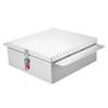 Truck Bed Tool Box, Heavy Duty Aluminum Tool Box with Diamond Plate, Storage Toolbox Chest Organizer Supports up to 100 kg, Ideal for Pickup, Truck