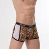 Hochwertige Herren-Slips Boxershorts mit stilvollem Leopardenmuster Bequeme Unterwäsche