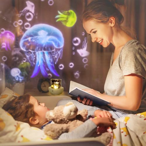 21 Projection Films, Planetarium for Home and Kids, Professional Starry Sky Projector, Popular Bedside Lamp, Starry Sky Projector with Color Conversio