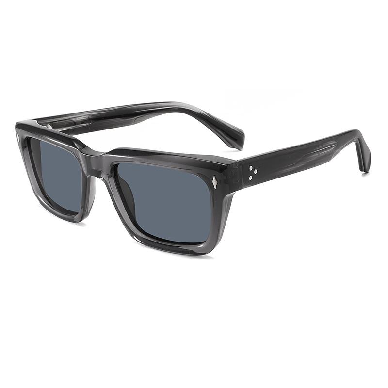 Luxury Premium Acetate Polarized Sunglasses Men Women European American New Square Frame UV400 Protection Driving Sun Glasses