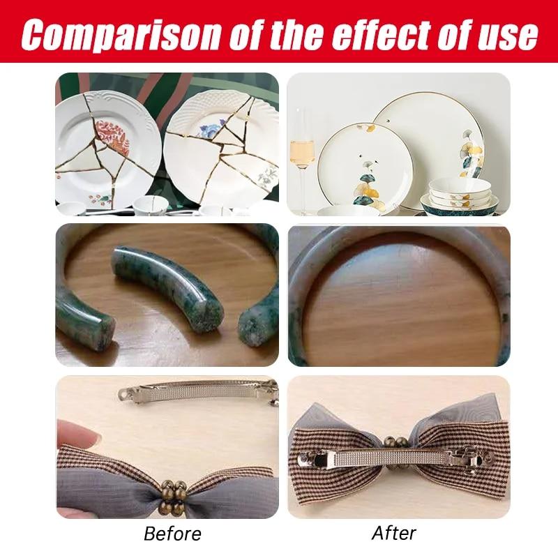 50g Kraftig Universal Hurtigtørkende Sealer Sterkt sveiselim dekkreparasjonslim Flytende reparasjonslim for tre Metall Plast