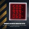 AC 50-500V 0-100A Quadratische LED Digital Voltmeter Amperemeter Spannung Strom Meter Voltammeter Auto Volt Amp Tester Detektor