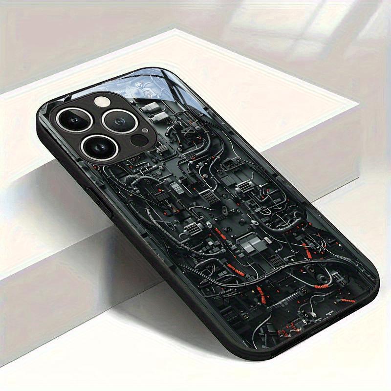

10. Закаленное узорчатое стекло чехол для телефона, подходит для iPhone 17, 16, 15, 14, 13, 12, 11pm pro plus и других моделей телефонов. iPhone 11 Pro Max