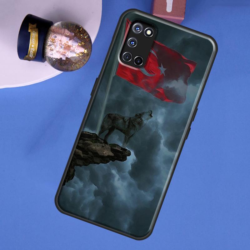 Turkey Wolf Mustafa Kemal Atatürk Phone Case For Oppo A60 A40 A80 A16 A76 A96 A91 A15 A17 A74 A94 A54 A57S A18 A38 A58 A78 A98 OPPO A91