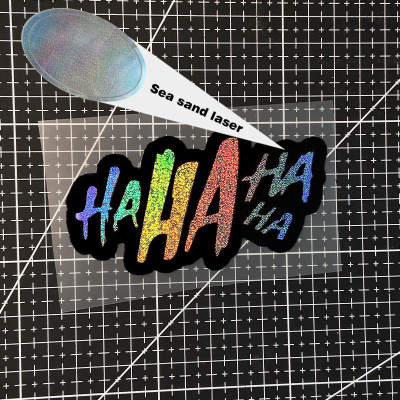 1PC HAHA Motorcycle Stickers Waterproof for DIY Motorbike Fuel Tank Helmet Front Fairing Fork Road Bike Universal Vinyl Decals