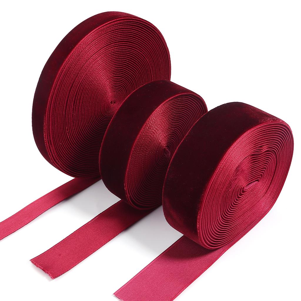 Velvet Ribbon 5/10 Yards 6/9/12/16/20/25MM Gift Flower Packaging Bow Handmade Diy Christmas Decoration Clothing Sewing Accessories