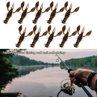MUQZI Sports Accessory 2.2g/5cm Mini Shrimp Lure Realistic PVC Convenient To Carry
