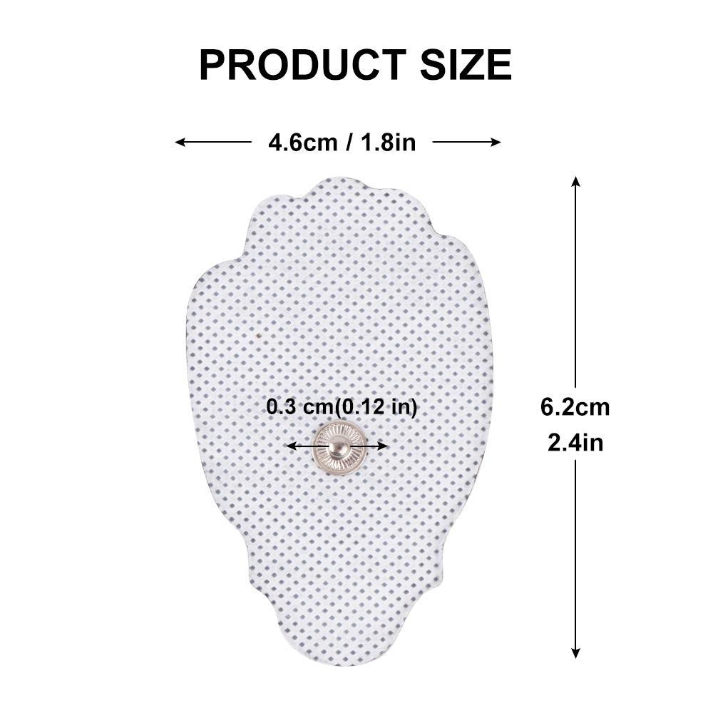 4.6x6.2cm Self Adhesive Electrode Pads Patch for Electric Tens Pulse Digital Acupuncture Therapy Massager Slimming Massage Patch