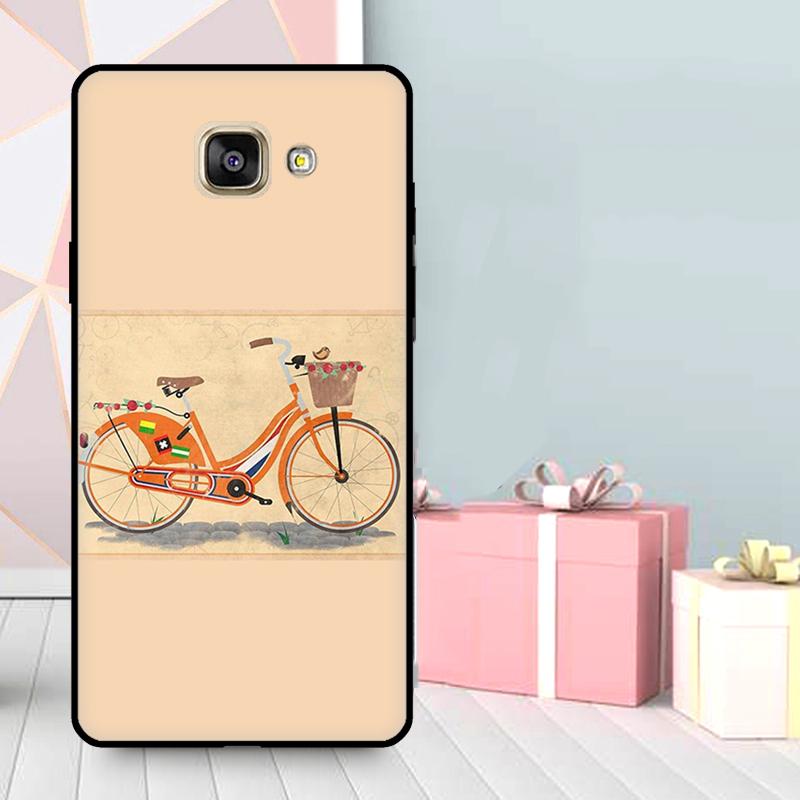 Bike Cycling Art Case For Samsung Galaxy A3 A5 2016 2017 A6 A7 A8 A9 2018 J1 J3 J4 J5 J6 Plus J7 J8 Cover