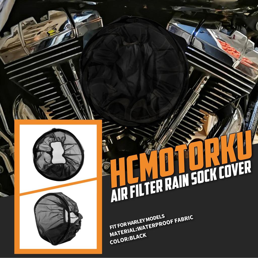 HCmotorku Motorcycle Rain Sock Air Air Filter Cover Rain Cover for Sportster 883