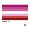 New 2025 Rainbow Hand-waving Flag Lesbian Gay Bisexual Transgender LGBT Pride Flag 14x21cm Pride Month Pretty Party Flag