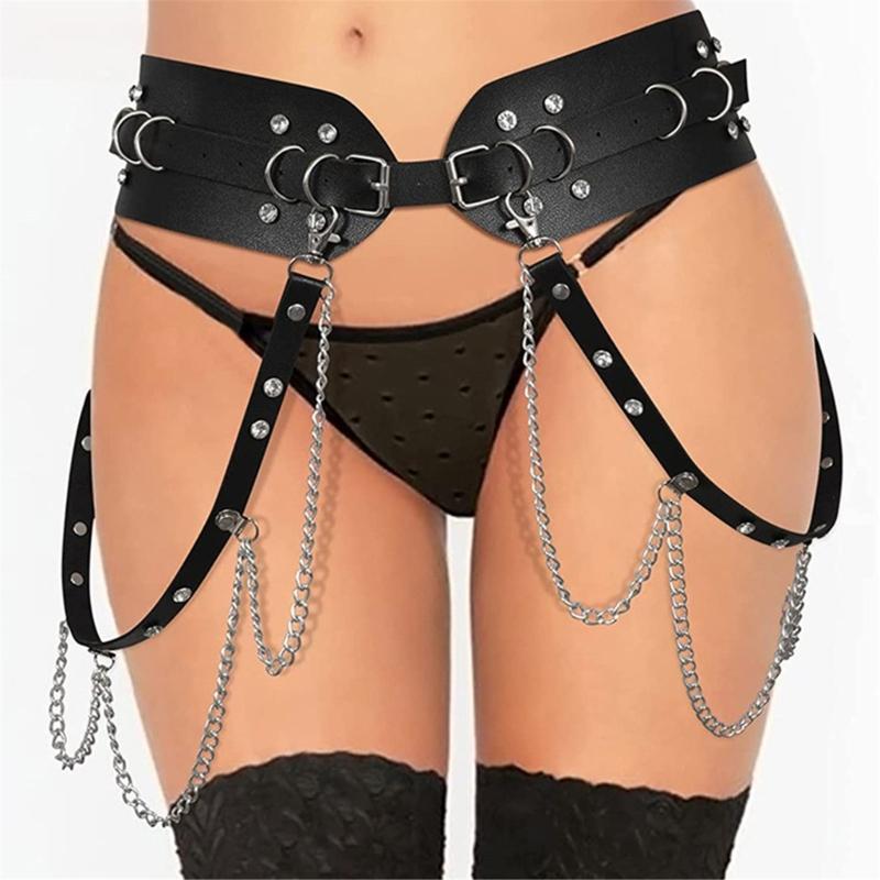 Punk Body Chain for Suit Skirt Jeans Body Jewelry for Women Hot Girls