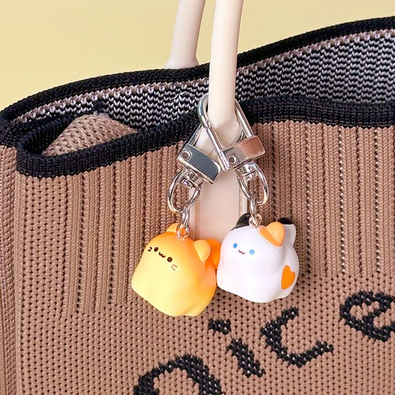 Random Bread Cat Keychain