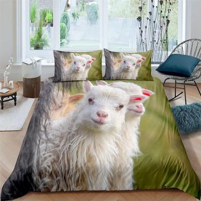 Sheep Duvet Cover Set For Kids Teens Comforter Covers Lightweight Down Room Decor Queen Size 2 Pillowcase 1 Duvet Cover No Quilt