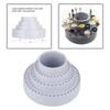 Professional Rotating Circular Drill Bit Storage Box 360 ° Rotating Box Grinding Tool Tip Holder Storage Box Jewelry DIY Tool