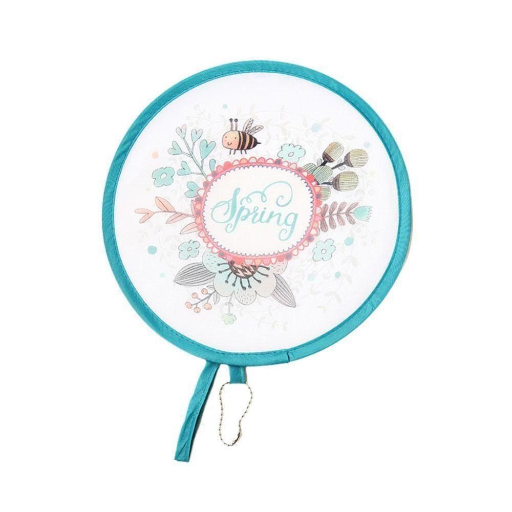 High Quality PET Pocket Fan Mini Gift Cartoon Small Fan Foldable Pocket Cloth Fan