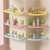 Free Punch Suction Cup Storage Shelf Drainable Toiletries Organizer  Bathroom Accessories