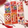 Cartoon Lucky Red Pocket Blessing Words New Year Red Packet  Spring Festival