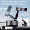 Fold Car Vacuum Suction Magnetic Phone Holder Car Phone Stand Mount For Magsafe iPhone 16 15 14 13 12 360° Rotation Suction Cup