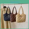 Fashionable Women's Quilted Nylon Tote Bag Ideal For Everyday Casual Use