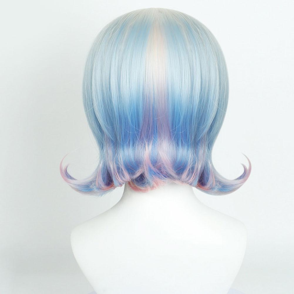 Blonde Short Wavy Wig Colorful Synthetic Wig For Wednesday S2 Newly For Sinclair Enid Cosplay Wig Halloween Costume Cosplay